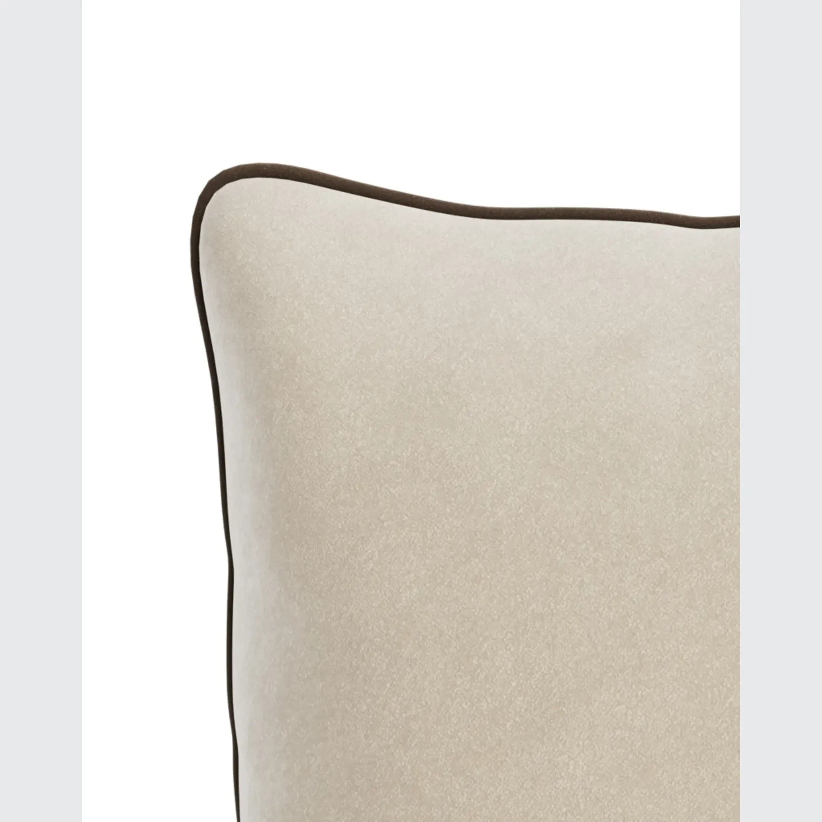 Border Cushion 55cm x 55cm - Eden Ecru / Eden Java gallery detail image