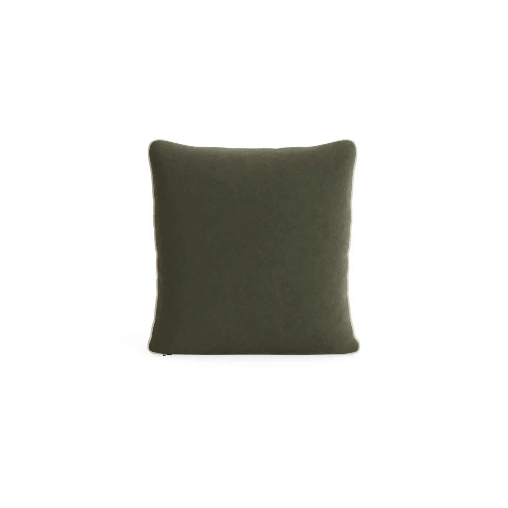 Border Cushion 55cm x 55cm - Eden Leaf / Eden Ecru gallery detail image