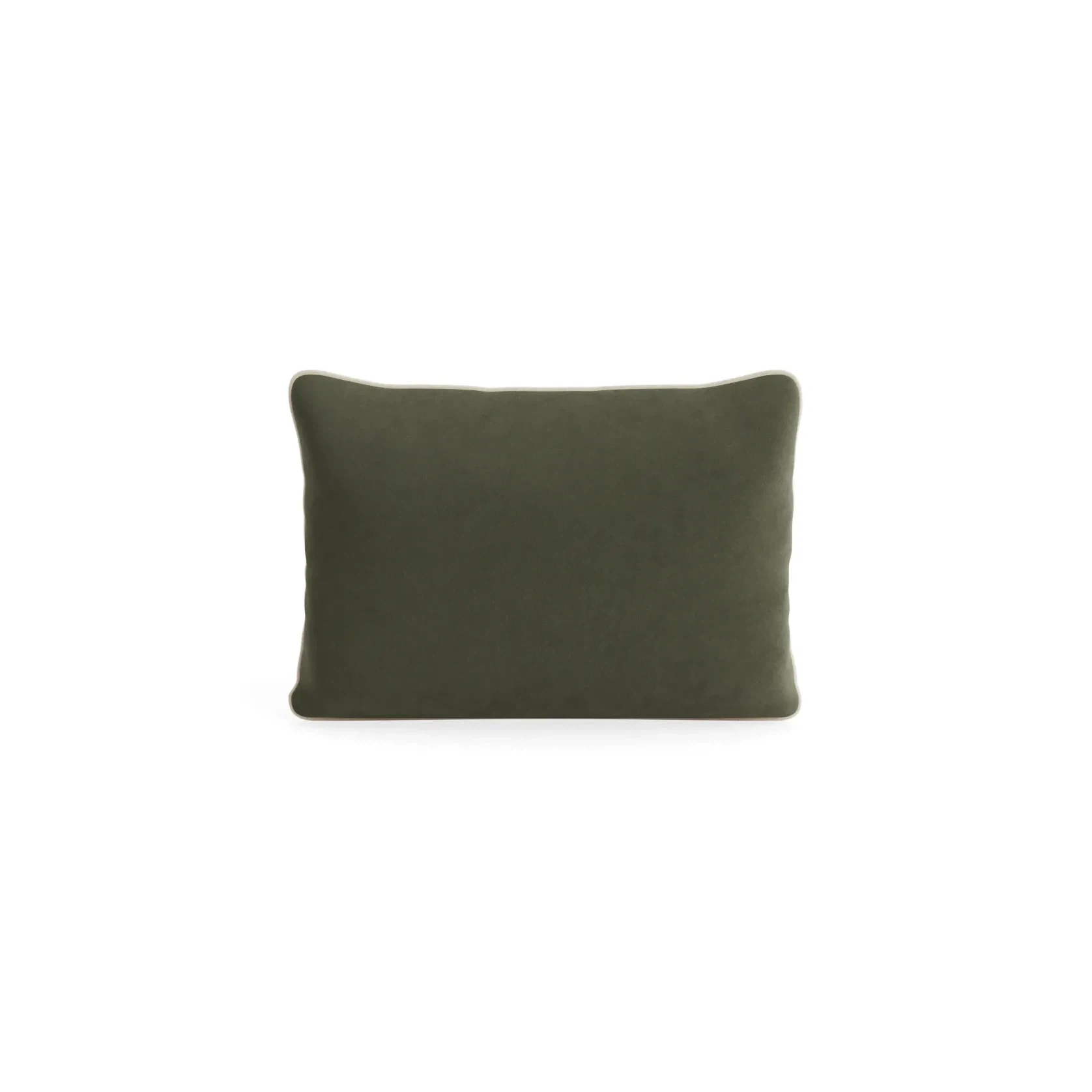 Border Cushion 40cm x 60cm - Eden Leaf / Eden Ecru gallery detail image