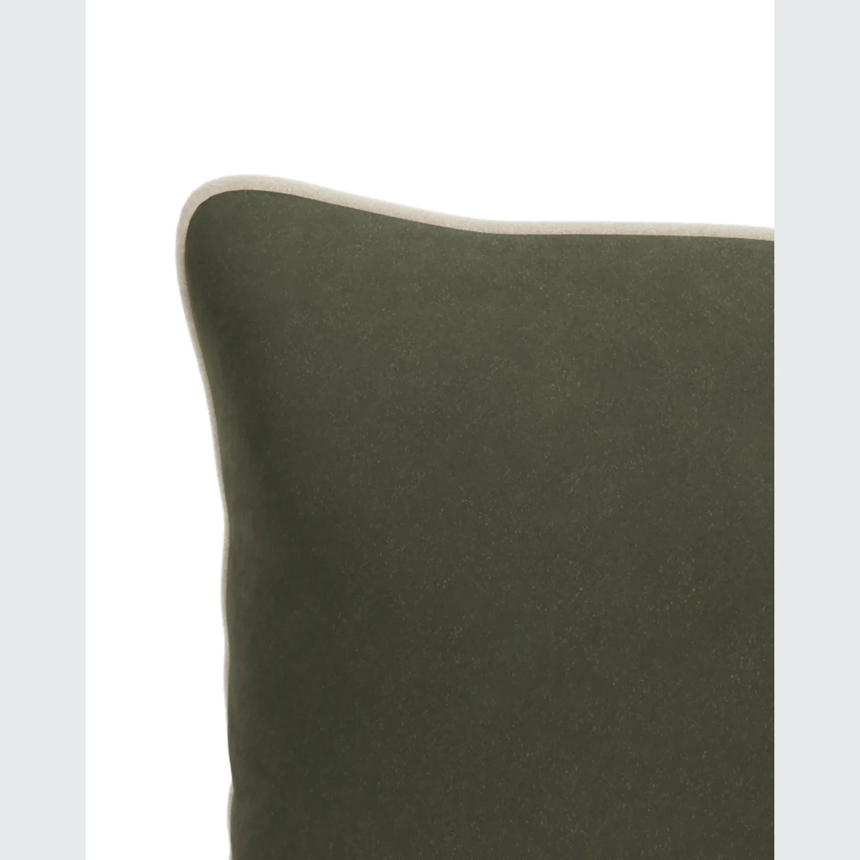 Border Cushion 40cm x 60cm - Eden Leaf / Eden Ecru gallery detail image