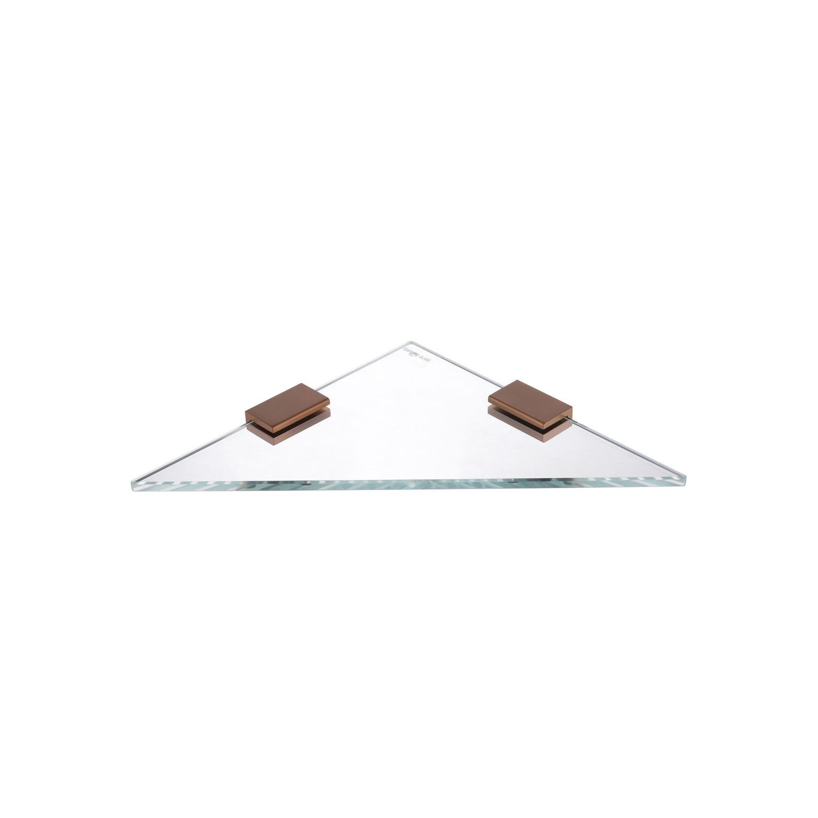 Versa Glass Triangle Shelf 250mm gallery detail image