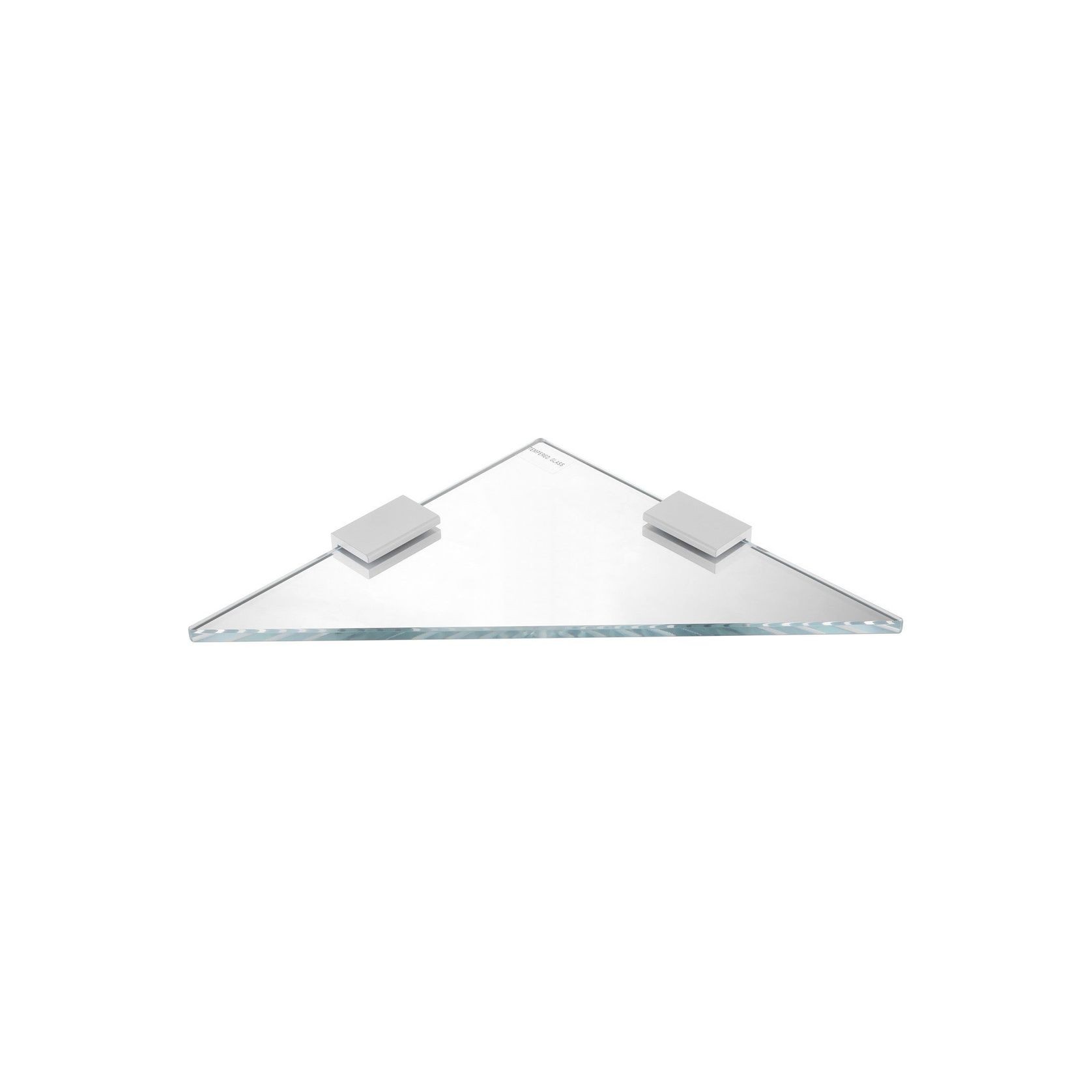 Versa Glass Triangle Shelf 250mm gallery detail image