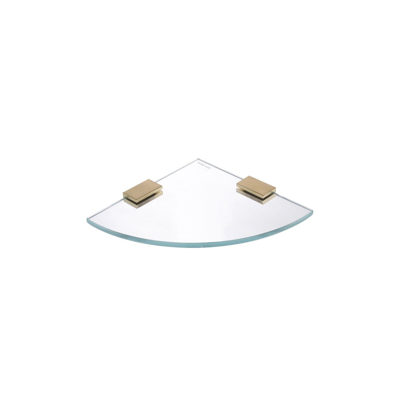Versa Glass Round Shelf 220mm gallery detail image