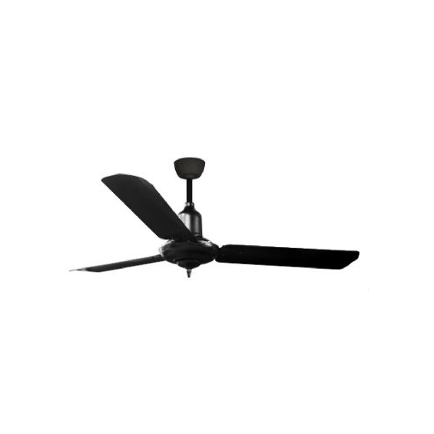 Colonial Matt Black All Black AC Motor Fan gallery detail image