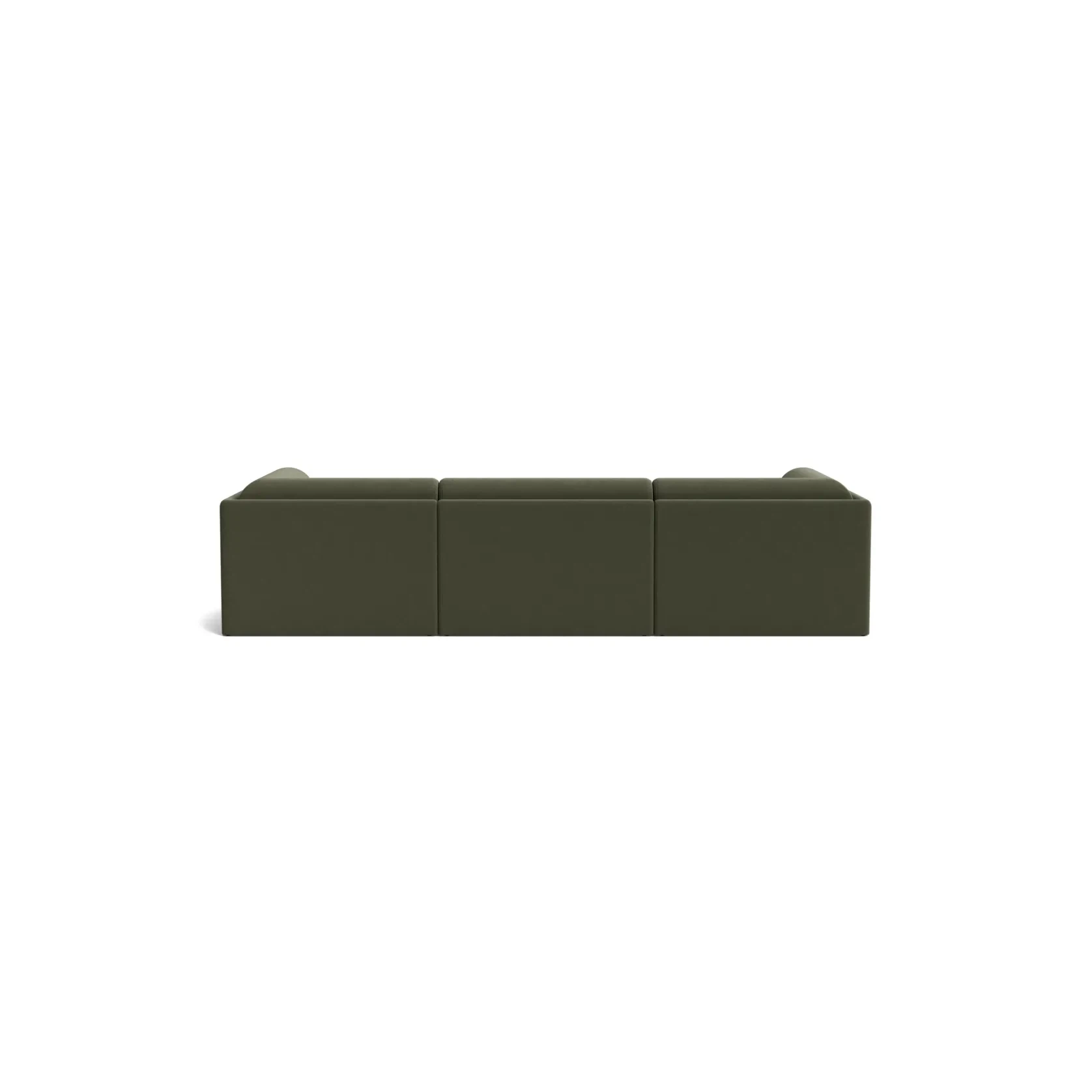 Addy 4 Seater Chaise Sofa - Eden Leaf gallery detail image