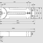 Dorma RTS85 EN4 Transom Concealed Closer Hold-Open for Action Doors 85322101 gallery detail image