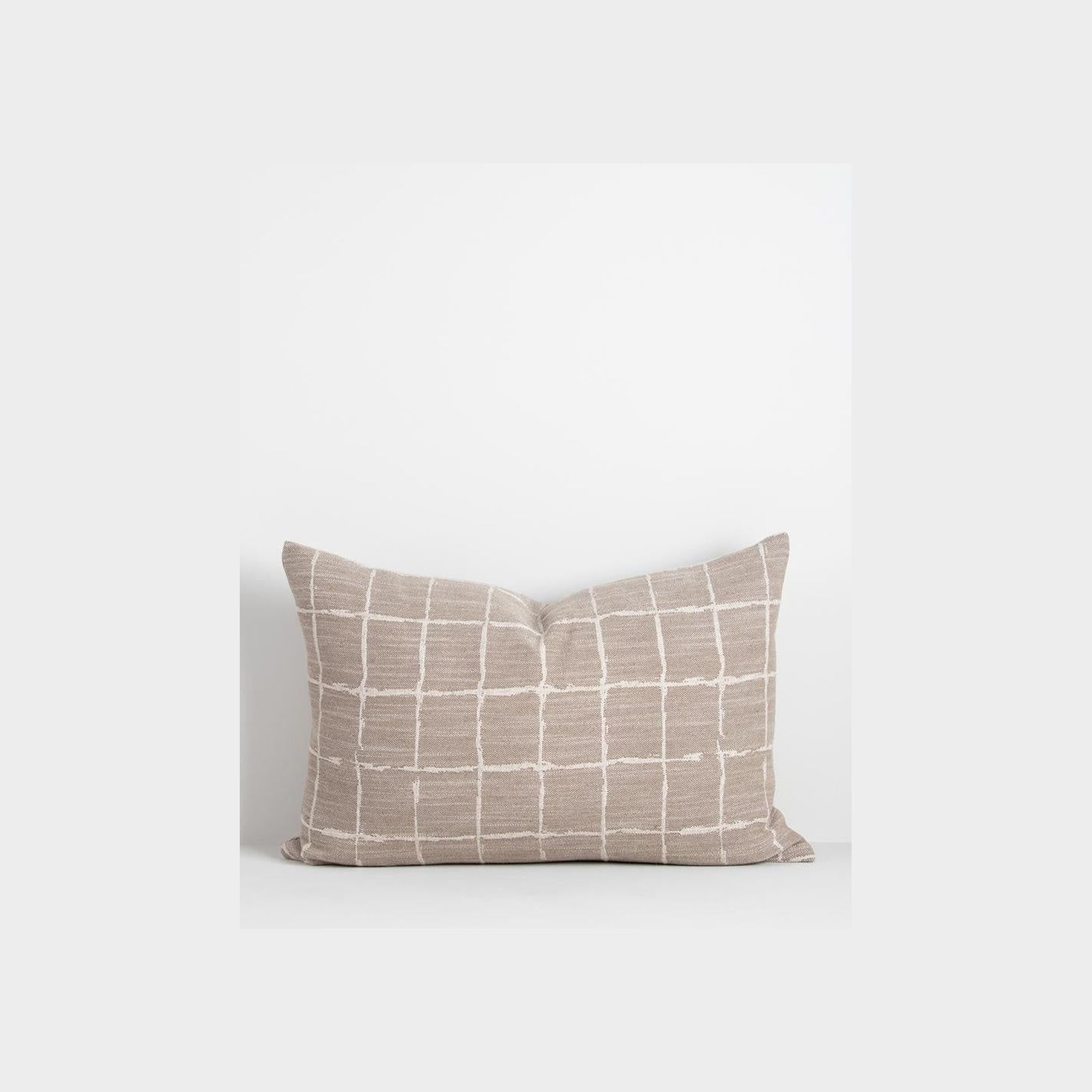 Baya Johnson Lumbar Cushion - Taupe gallery detail image