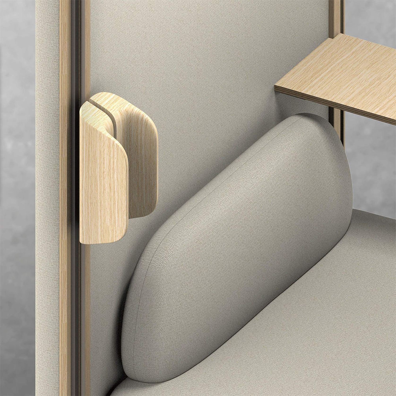 DUKE Single Seater Acoustic Office Silent Booth Pod - Yellow gallery detail image