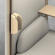 DUKE Single Seater Acoustic Office Silent Booth Pod - Aqua gallery detail image