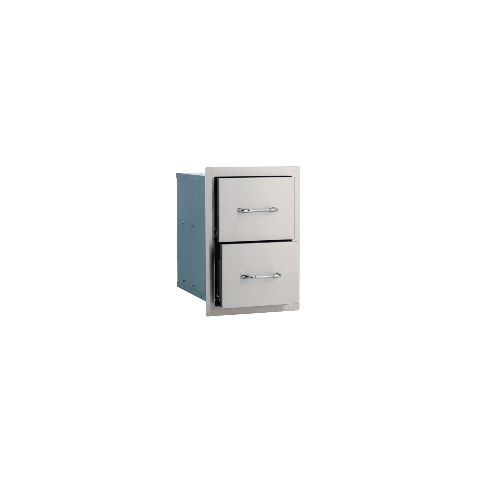 Bull Double Drawer - Stainless Steel gallery detail image