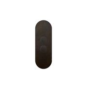 13 Carbon 2 Gang Switch Grid Faceplate gallery detail image