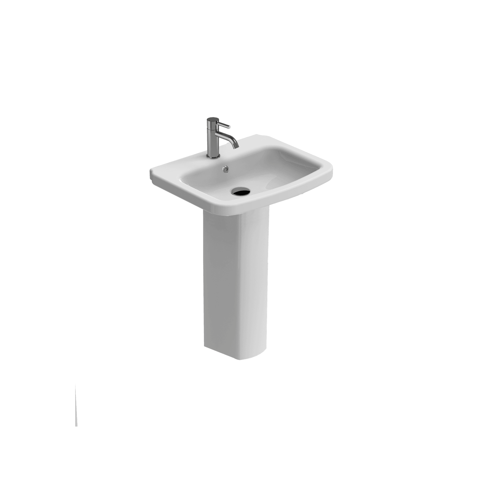Evo 55 Round Basin & Pedestal gallery detail image