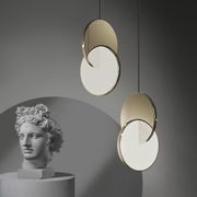 Eclipse Pendant Light - Polished Gold gallery detail image