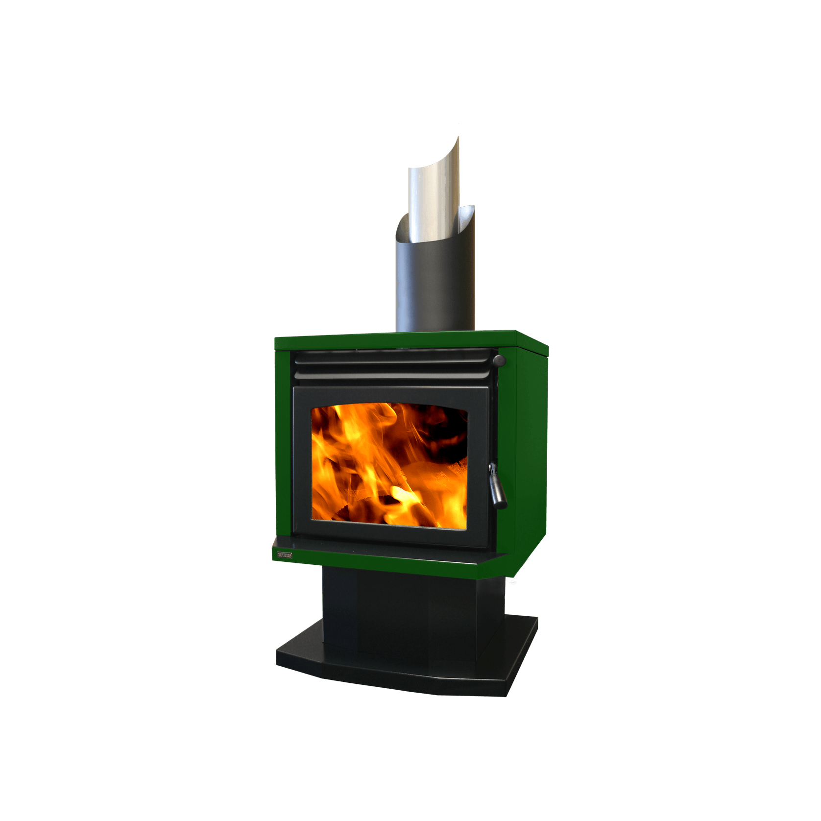 Ethos Genesis Freestanding Wood Fireplace gallery detail image