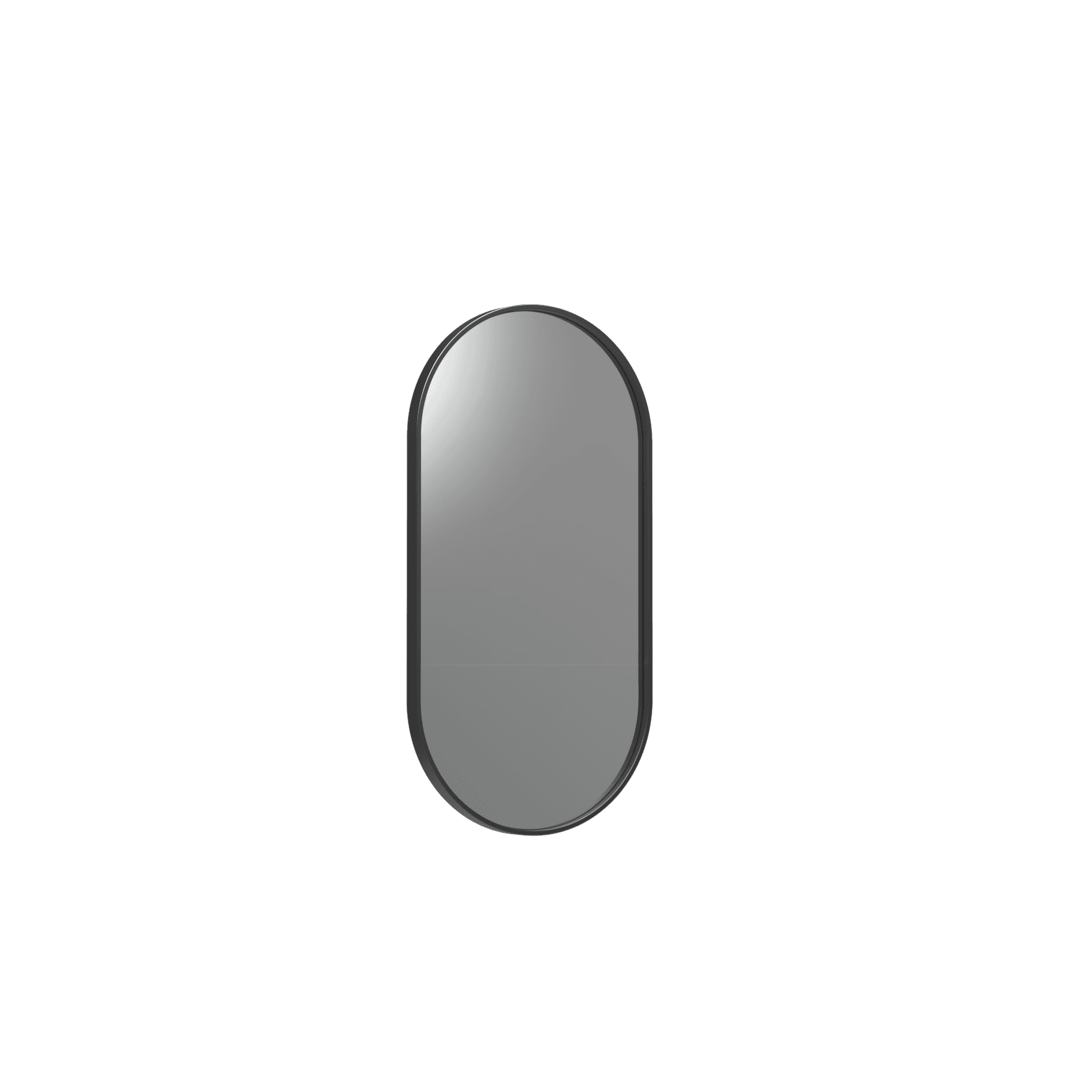 Frame XL 500 Pill Mirror Brushed Black gallery detail image
