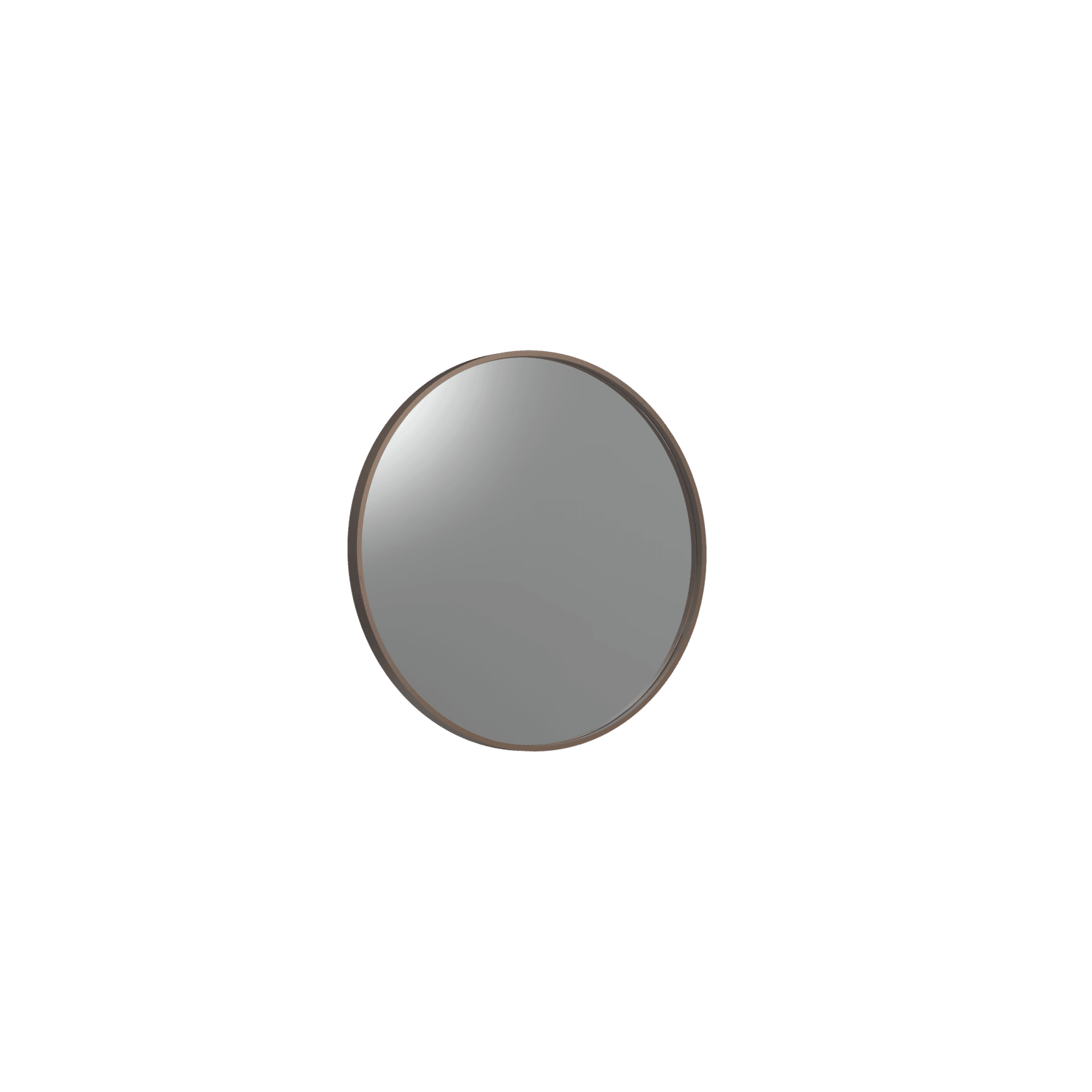 Frame XL 750 Round Mirror Aged Brass gallery detail image