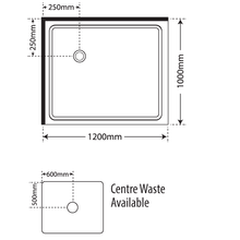 Premier Frameless 2 Sided Sliding Door Shower 1200×1000 gallery detail image