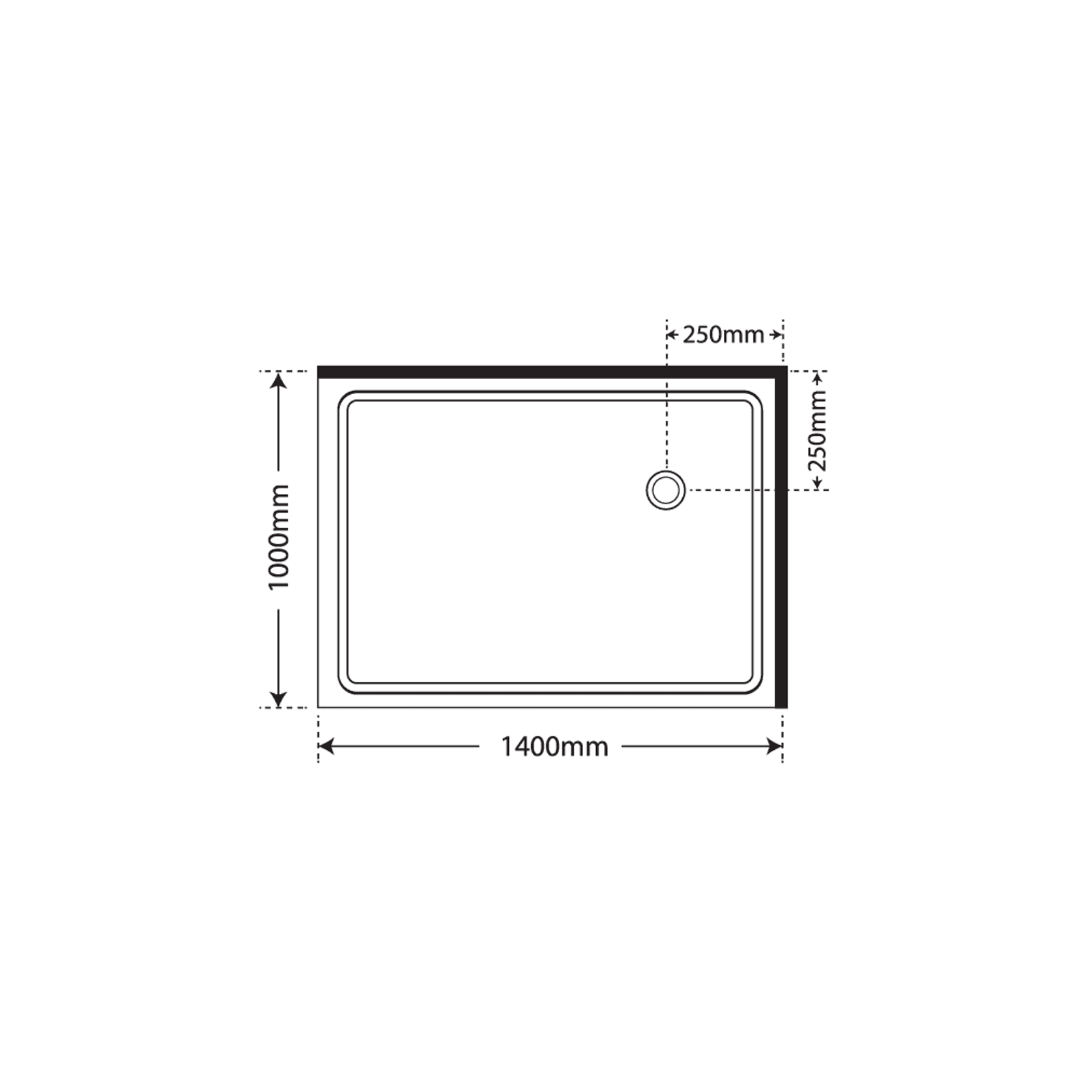 Premier Frameless 2 Sided Sliding Door Shower 1600×900 gallery detail image