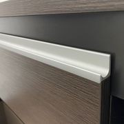 CARTER Executive Office Desk with Right Return 2.2M - Coffee & Charcoal gallery detail image
