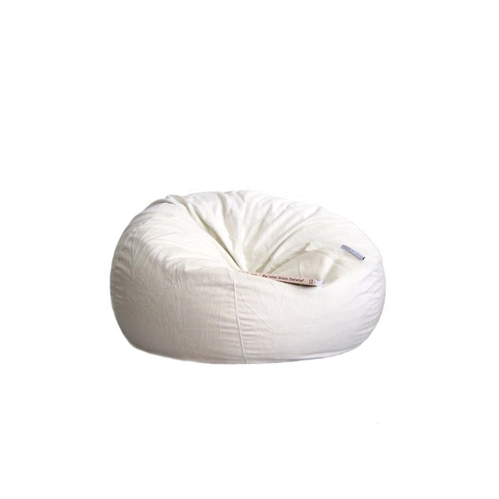 Pierre Fur Bean Bag - Ivory gallery detail image
