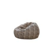 Pierre Fur Bean Bag - Leopard Print gallery detail image