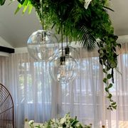Ariana Glass Pendant Light - Pearl Black gallery detail image
