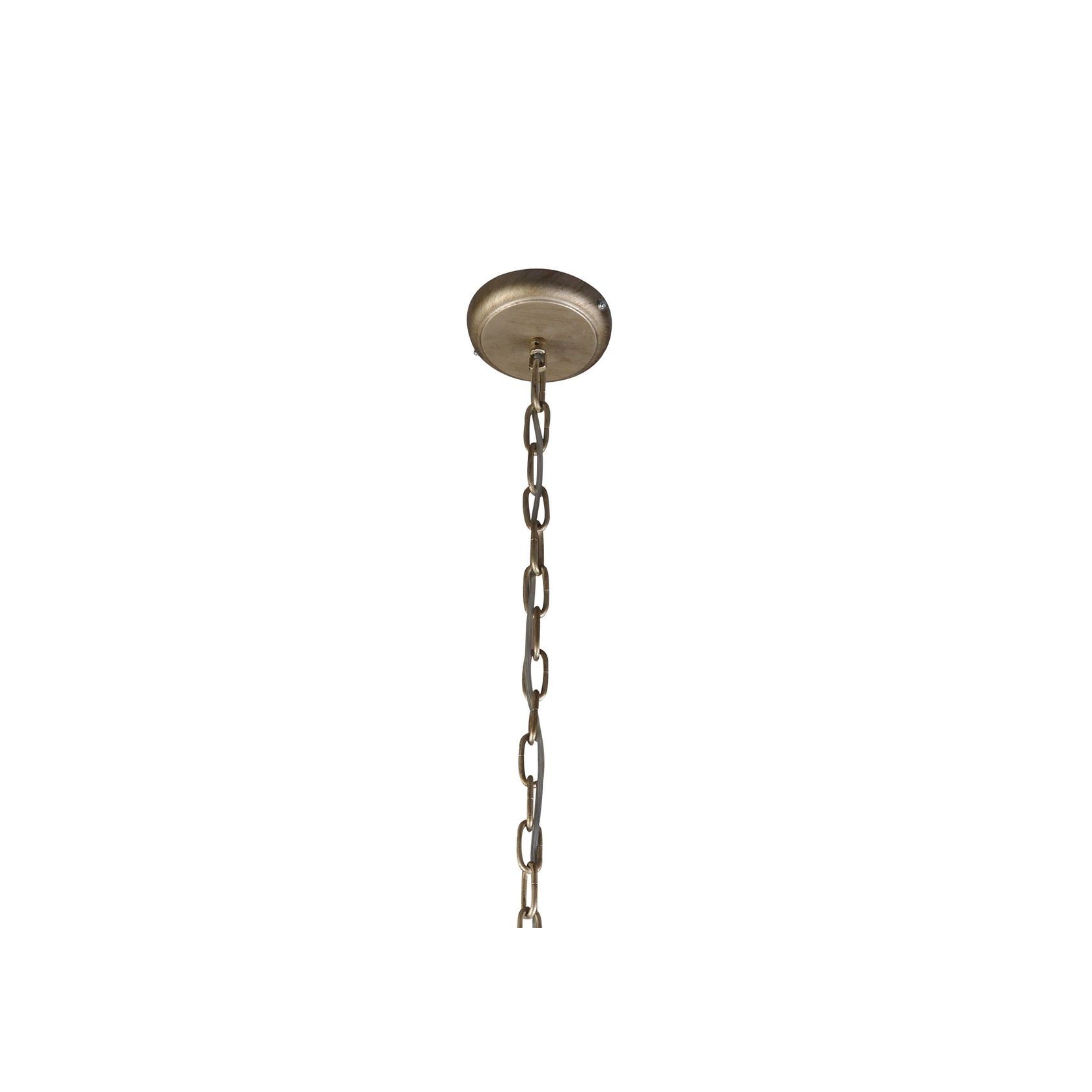 Detailed Box Frame Lantern Pendant Light - Champagne gallery detail image