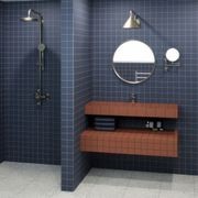Navy Matt 75mm Mosaic | Surfaces gallery detail image