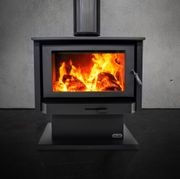 Kemlan Tempo Grand Wood Fireplace With 4M Flue Kit gallery detail image