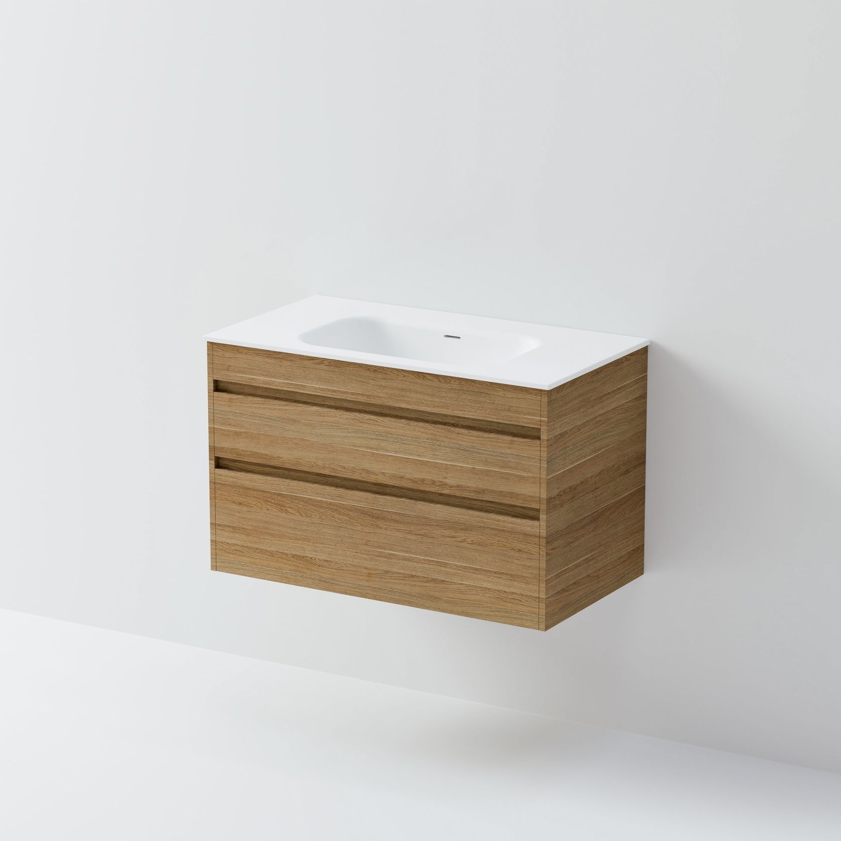 Code Luxe 900 Wall Hung Vanity | 2 Drawer gallery detail image