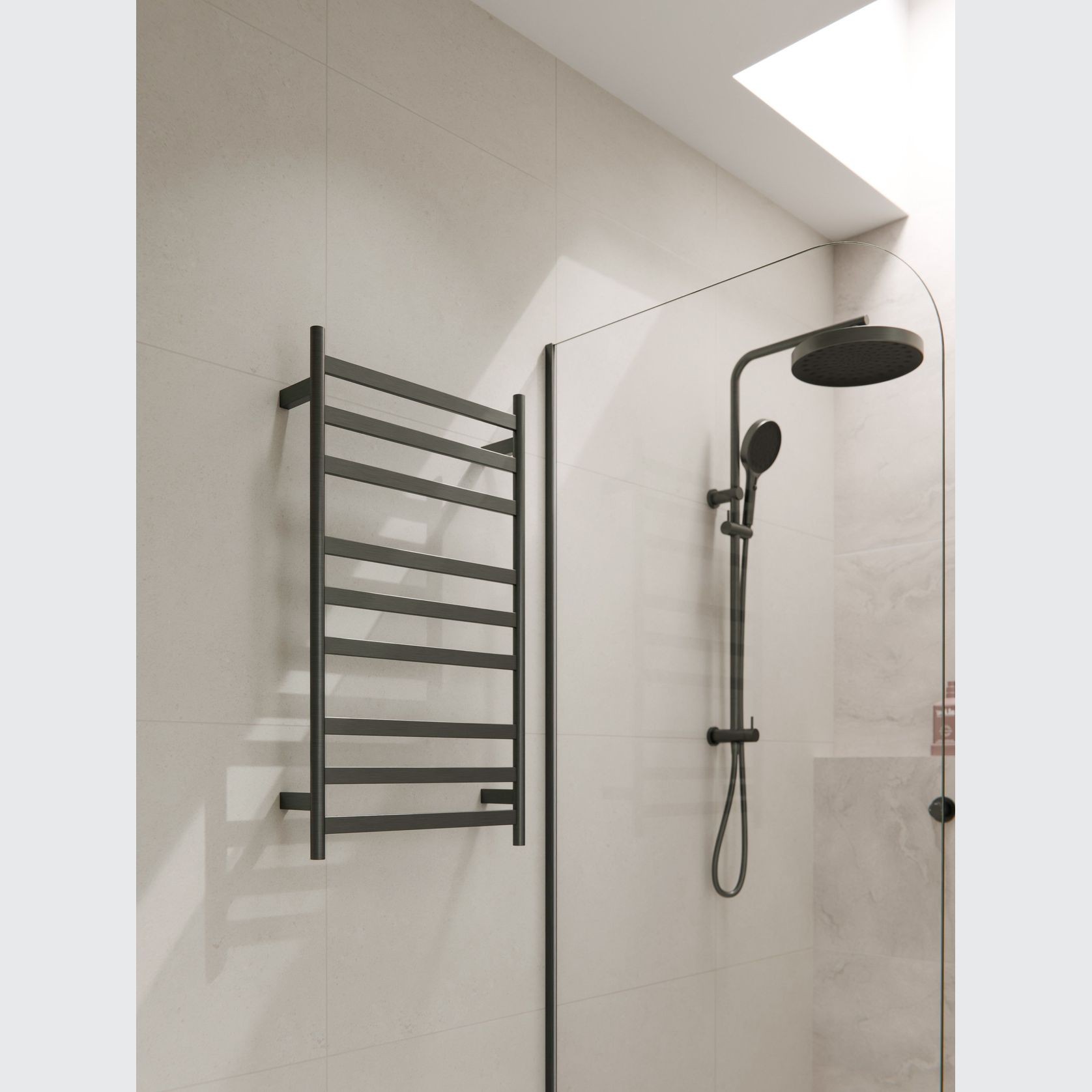 Lineare Heated Towel Ladder 900 x 500mm gallery detail image