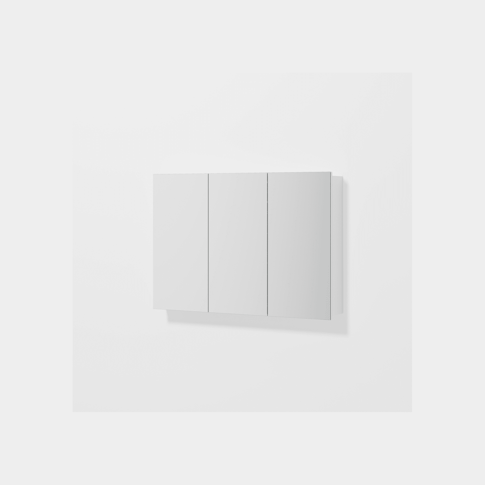 Luxe 1050mm Mirror Cabinet | 3 Door gallery detail image