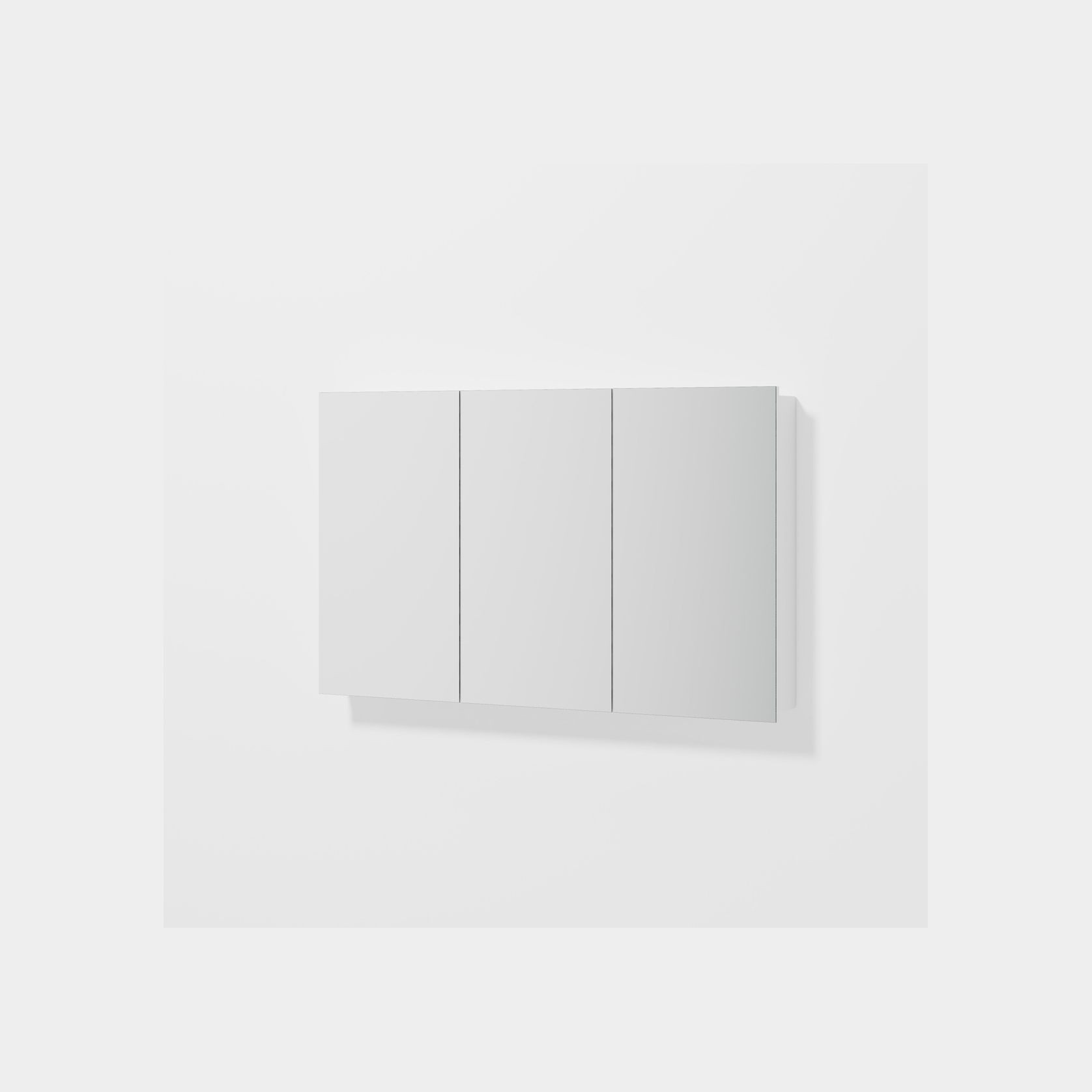 Luxe 1200mm Mirror Cabinet With Demister | 3 Door gallery detail image