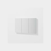 Luxe 1200mm Mirror Cabinet With Demister | 3 Door gallery detail image