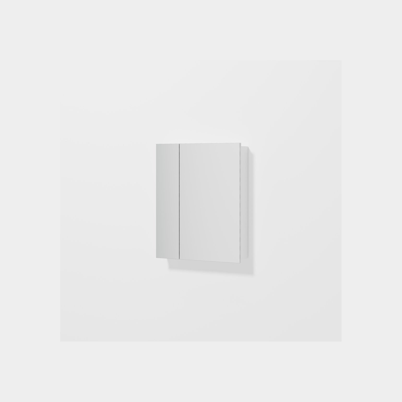 Luxe 600mm Mirror Cabinet | 2 Door gallery detail image
