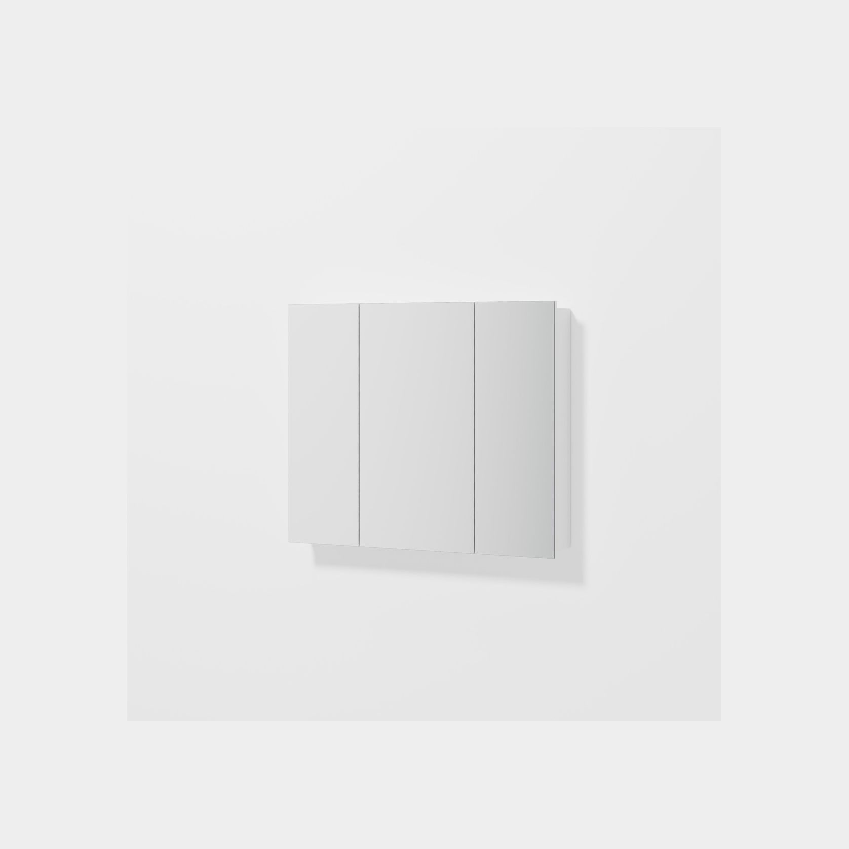 Luxe 900mm Mirror Cabinet With Demister | 3 Door gallery detail image