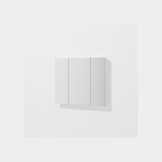 Luxe 900mm Mirror Cabinet With Demister | 3 Door gallery detail image