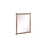 Brim Wall Mirror - Deep Oak gallery detail image