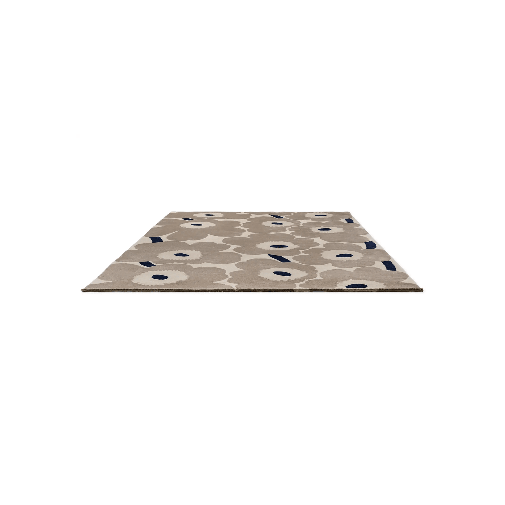 Marimekko Unikko - Greige | 100% Wool Designer Floor Rug gallery detail image