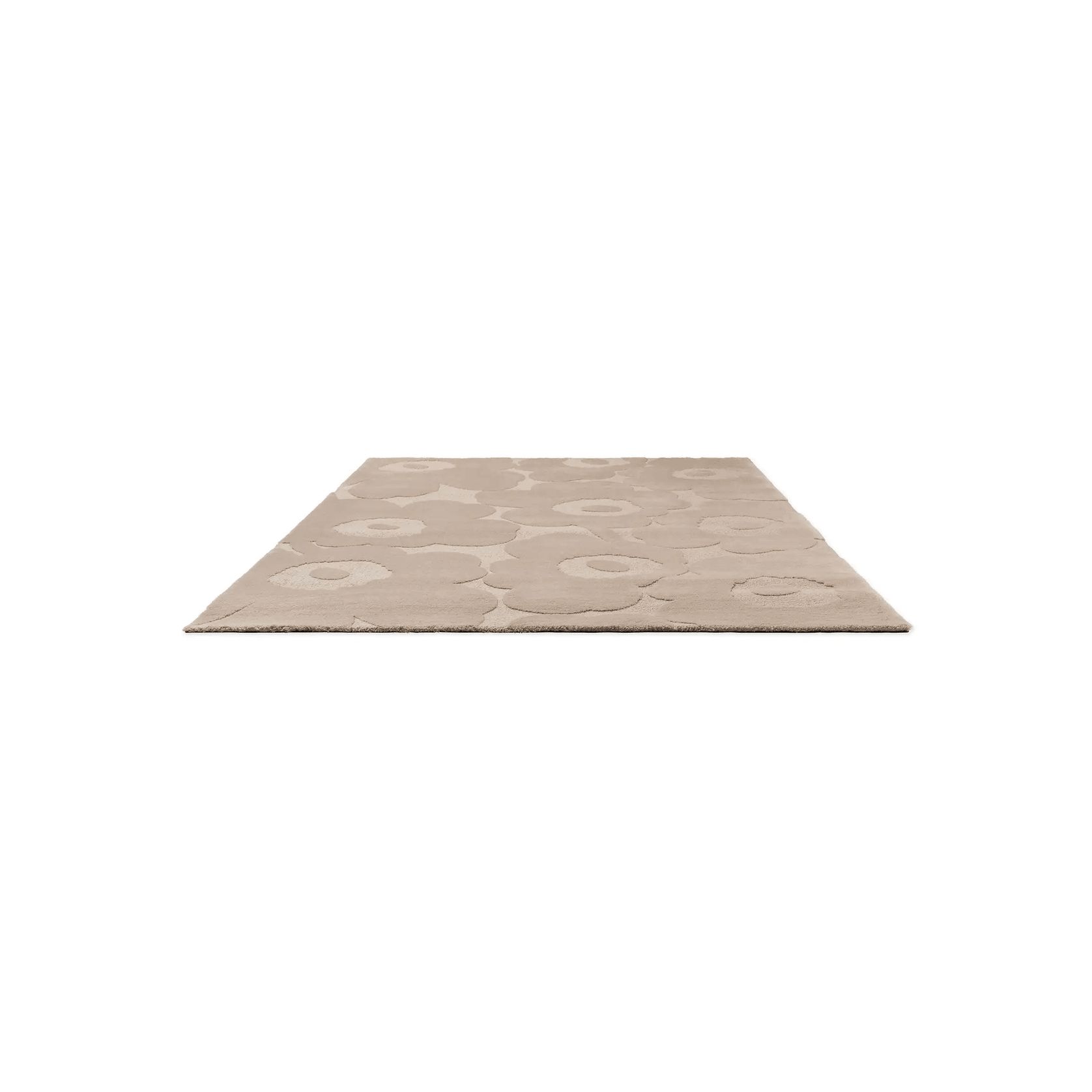 Marimekko Unikko - Light Beige | 100% Wool Designer Floor Rug gallery detail image