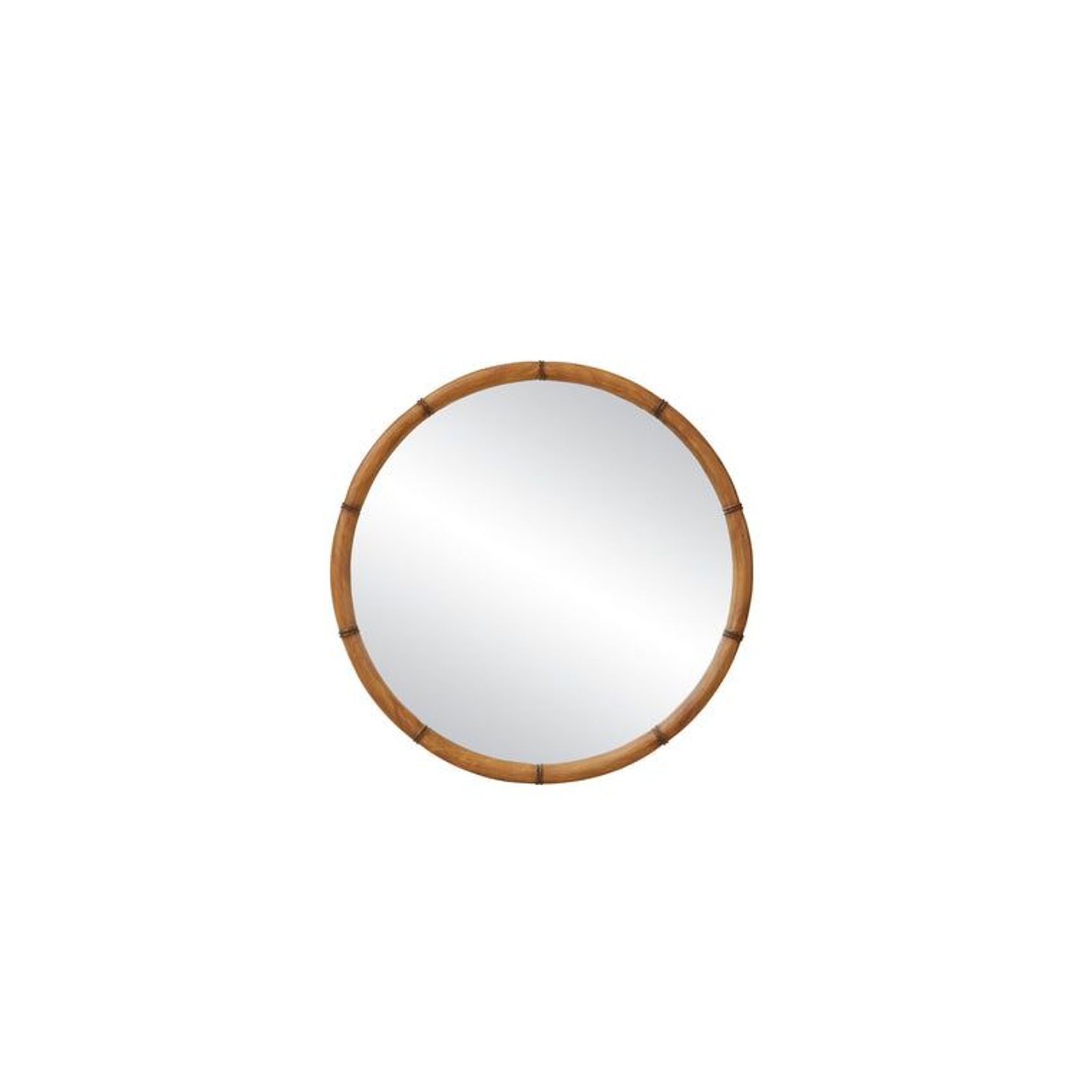 Colonial Bamboo Round Mirror gallery detail image