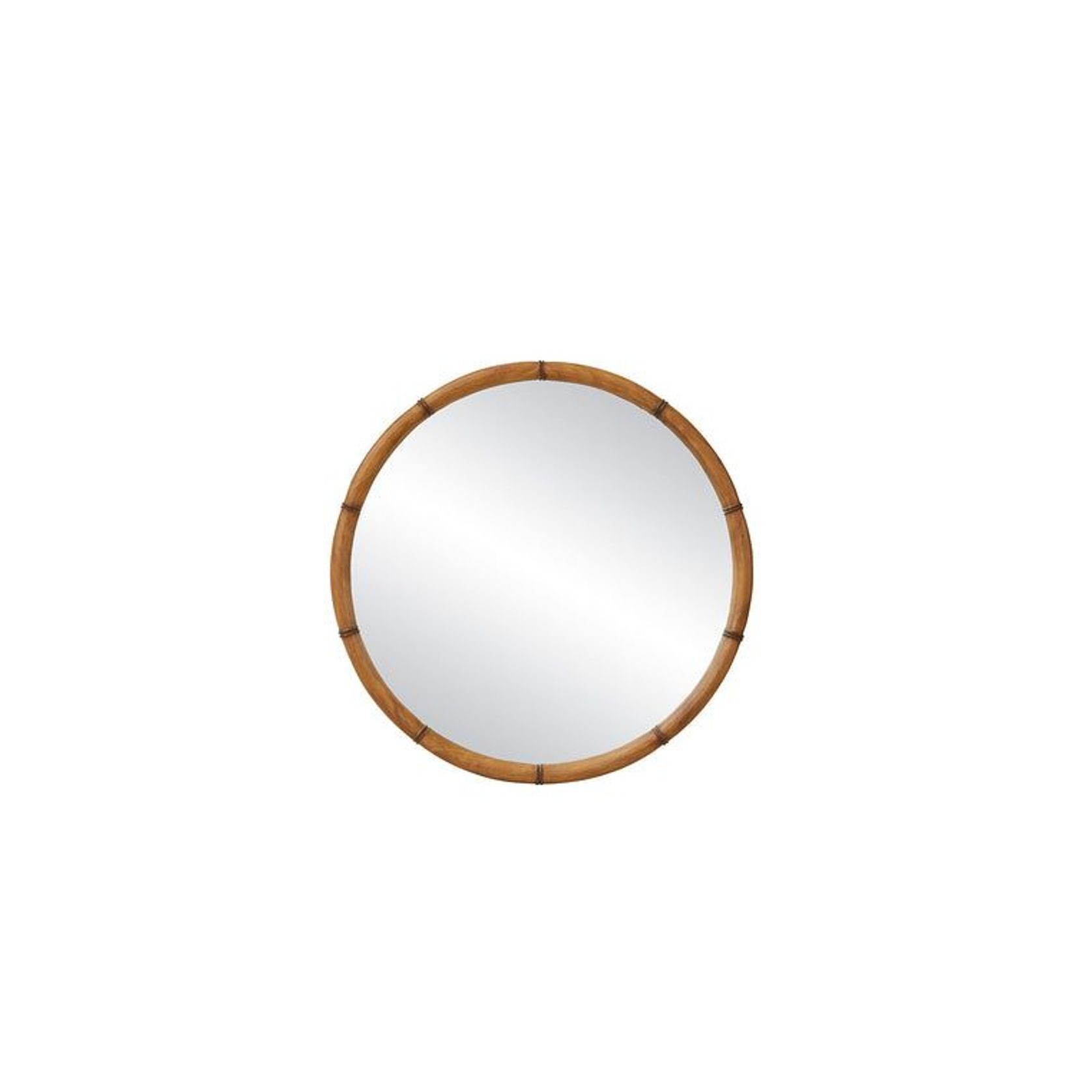 Colonial Bamboo Round Mirror gallery detail image