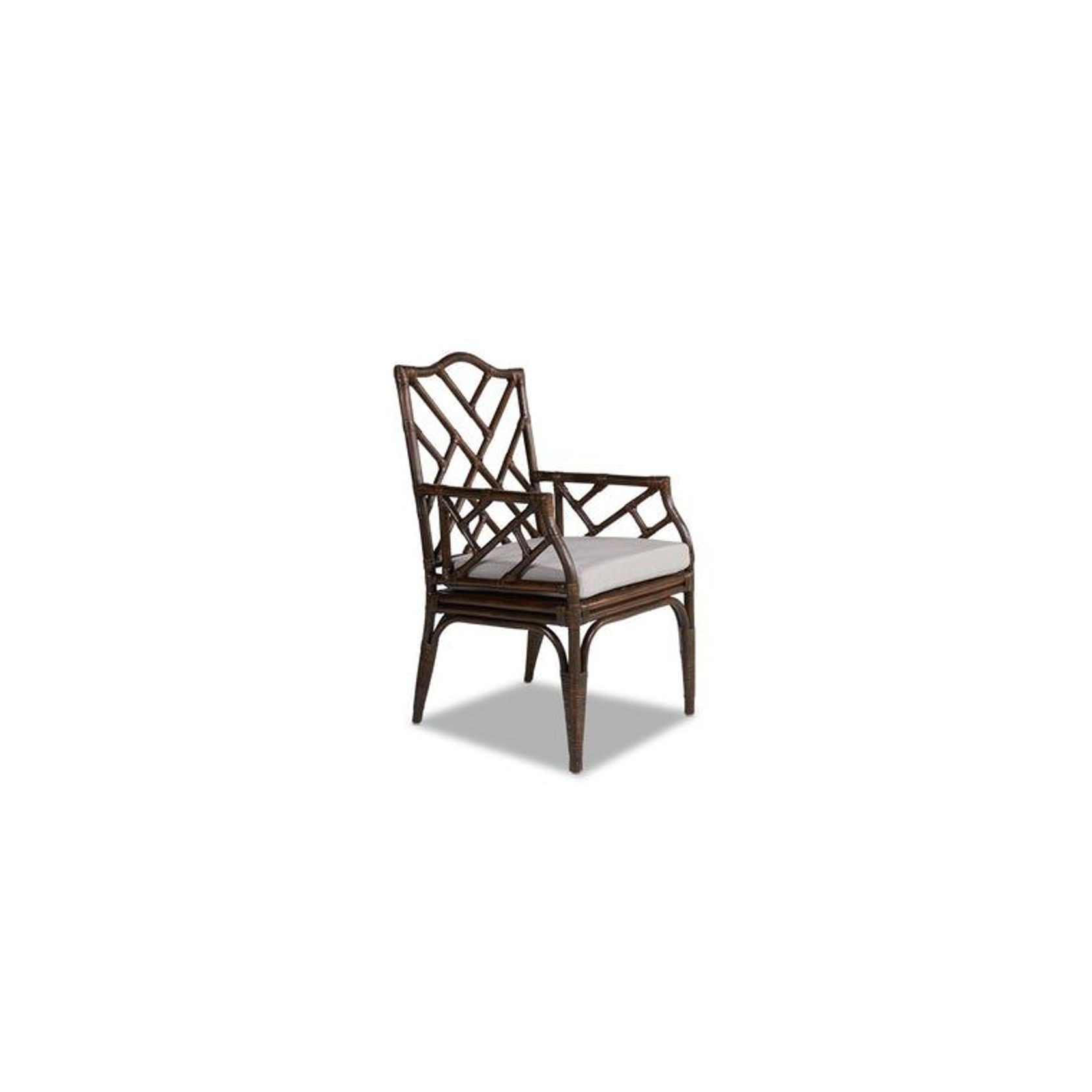 Chippendale Rattan Dining Armchair gallery detail image