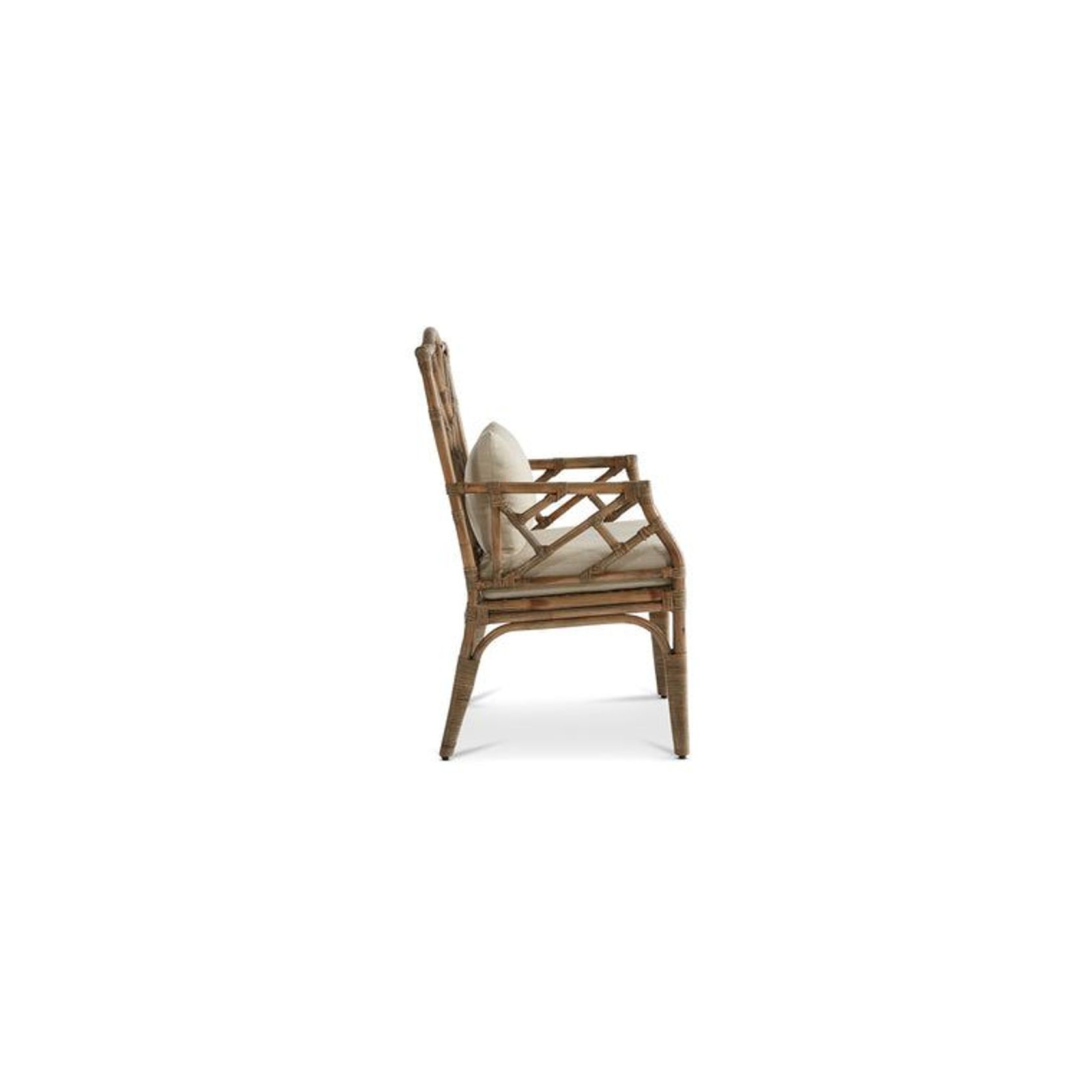 Chippendale Rattan Dining Armchair gallery detail image
