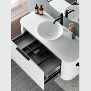 Nature 1200 Vanity | Inset Basin & Pillar Drawer Front gallery detail image