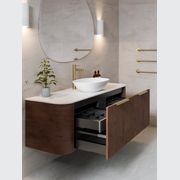 Nature 1500 Vanity | Inset Basin & Pillar Drawer Front gallery detail image