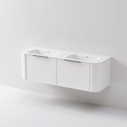 Nature 1500 Vanity | Double Inset Basin & Axel Drawer Front gallery detail image