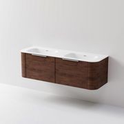 Nature 1500 Vanity | Double Inset Basin & Axel Drawer Front gallery detail image