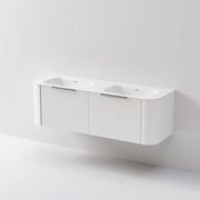 Nature 1500 Vanity | Double Inset Basin & Pillar Drawer Front gallery detail image