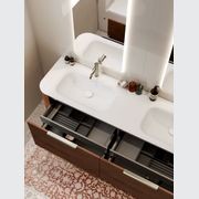 Nature 1800 Vanity | Double Inset Basin & Pillar Drawer Front gallery detail image